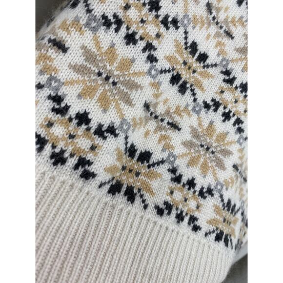 Chelsea & Theodore Womens Wool Patterned Long Sleeve Sweater NEW Size Large - Picture 6 of 9